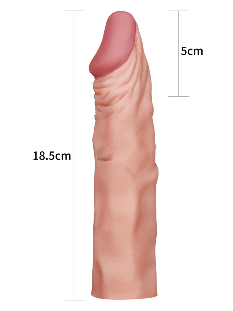 2 inch Real Feel Pleasure Extender Sleeve - Image 2