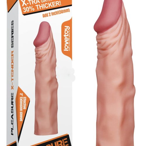2 inch Real Feel Pleasure Extender Sleeve