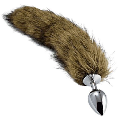 Metal Anal Plug Fox Tail