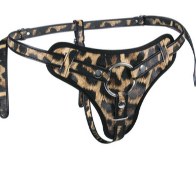 Leopard Frenzy Deluxe Strap On