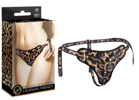 Leopard Frenzy Deluxe Strap On - Image 3