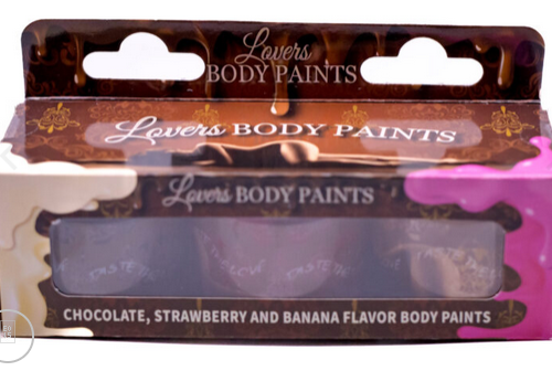 Lovers Body Paints | Edible Chocolate Strawberry Banana | 180ml