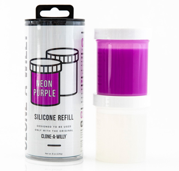 Clone-A-Willy – Refill Neon Purple Silicone