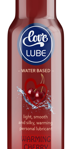 Love Lube Water-Based Warming Cherry Lubricant 125ml